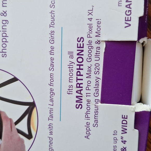 Touch Screen Purse Black - Picture 3 of 4